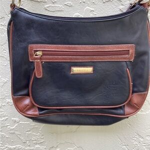 Rossetti Bag Purse BlackTan Shoulder Change Purse